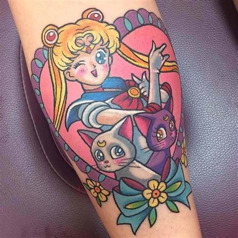 sailor moon tattoo|sailor moon tattoo shop.